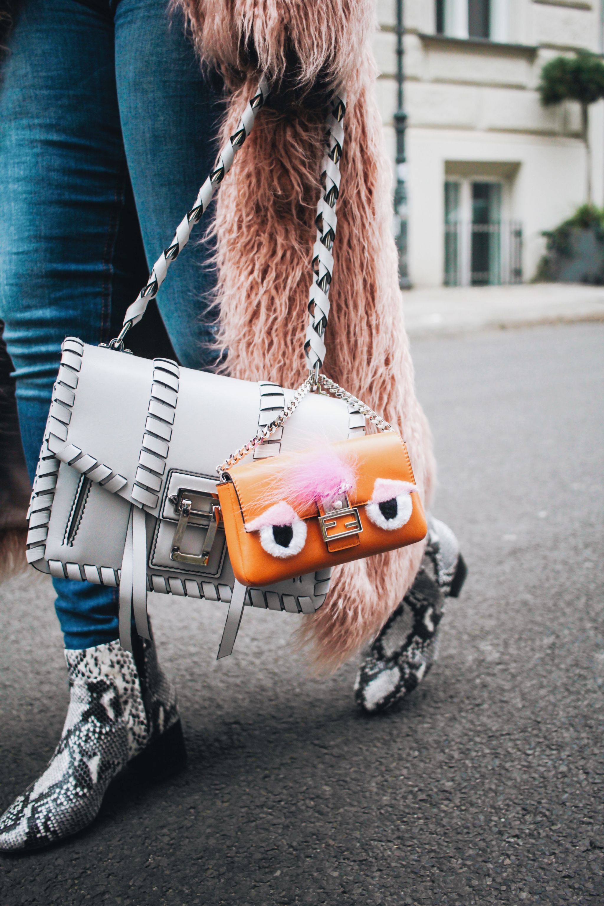 fendi micro flat baguette